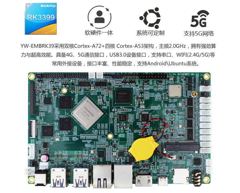 新品發(fā)布|基于Rockchip RK3399處理器、9個(gè)USB接口8個(gè)串口的工業(yè)主板